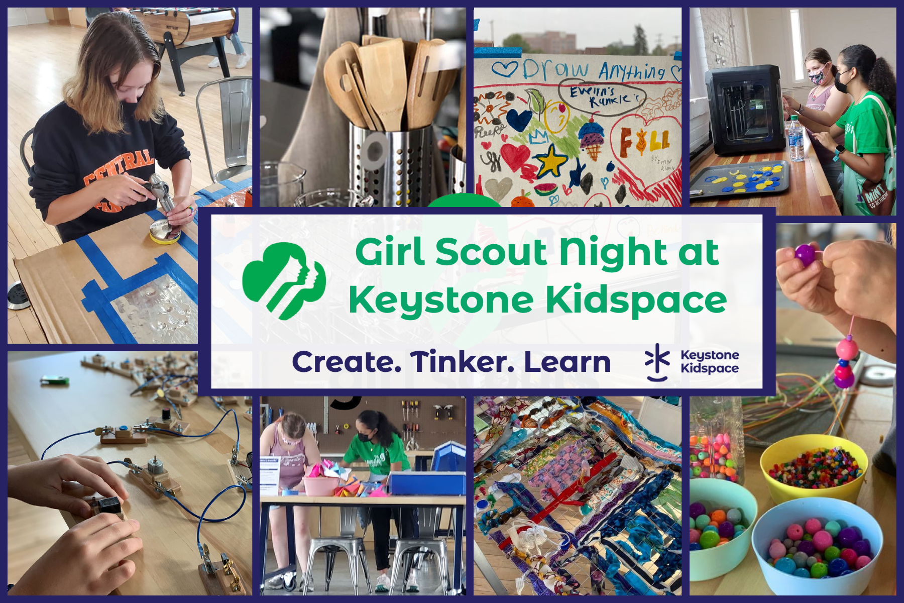 Girl Scout Night at Keystone Kidspace