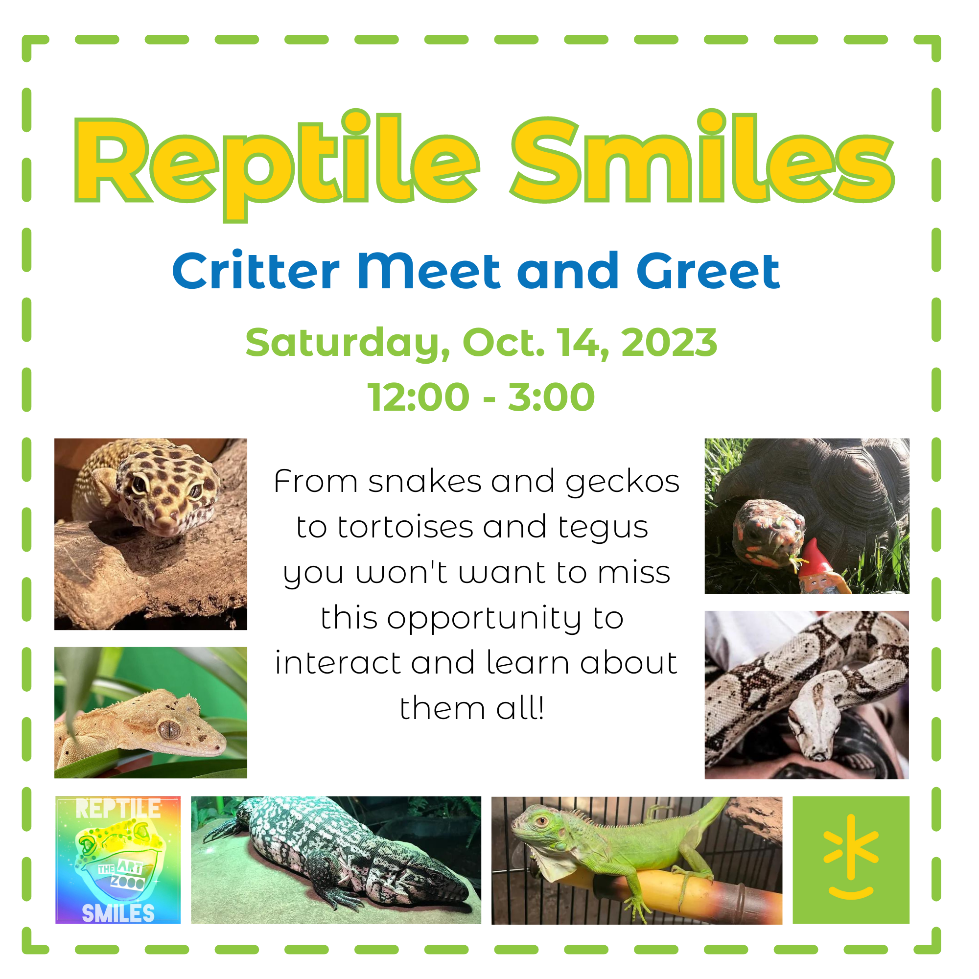 Reptile Smiles: Meet and Greet