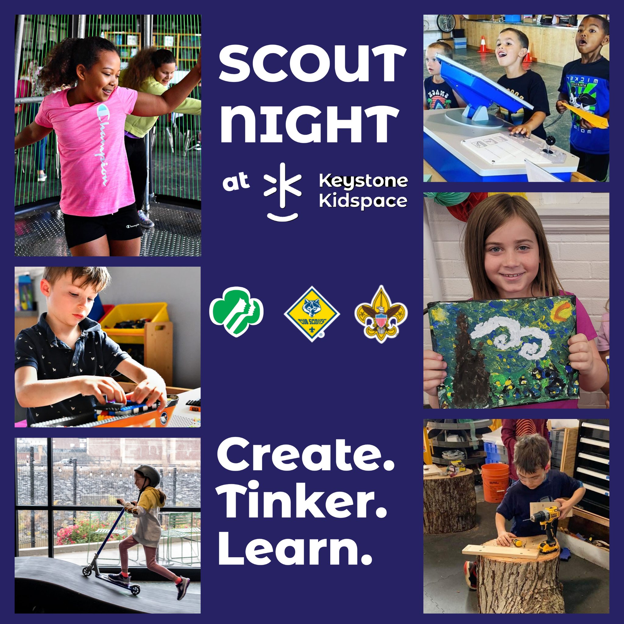 Scout Night at Keystone Kidspace